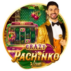Juego de casino en vivo Crazy Pachinko.