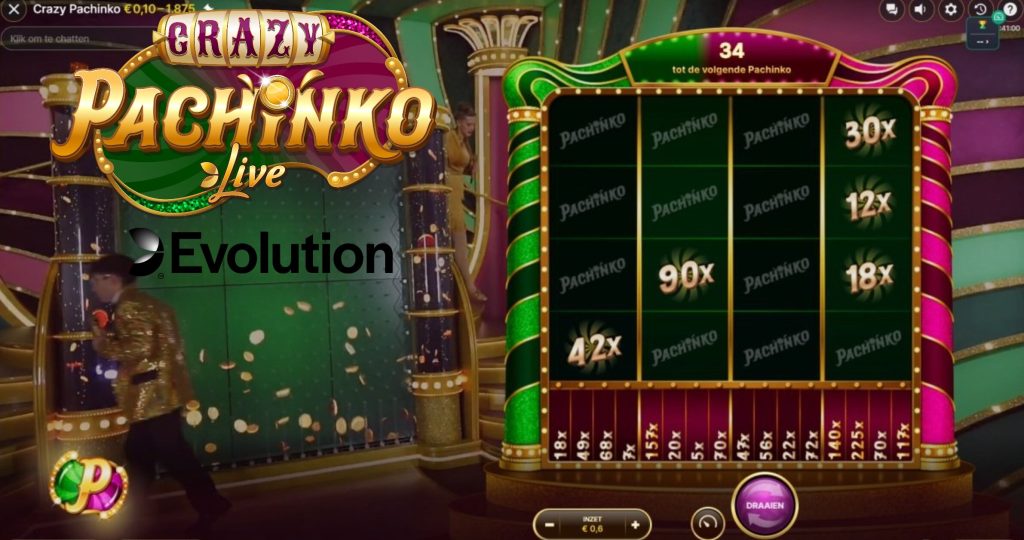 gioco crazy di evoluzione del crazy pachinko.